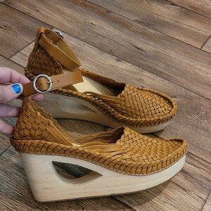 Free People Hurache Wedge Woman Size UK 41 US 10.5